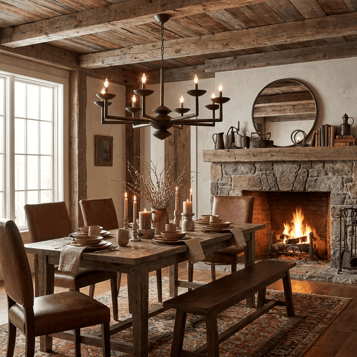 Sculptural Plaster Candelabra Chandelier - Vakkerlight