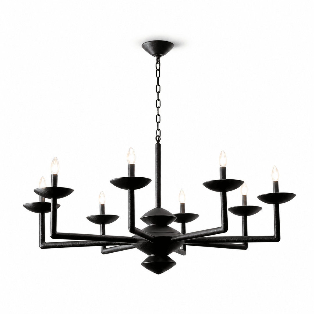 Sculptural Plaster Candelabra Chandelier - Vakkerlight
