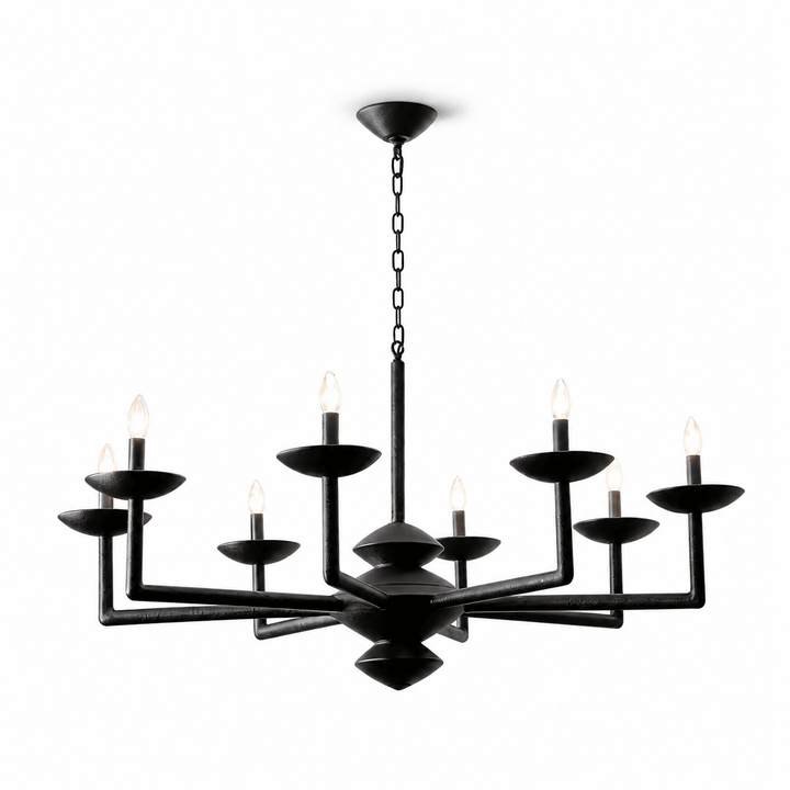 Sculptural Plaster Candelabra Chandelier - Vakkerlight