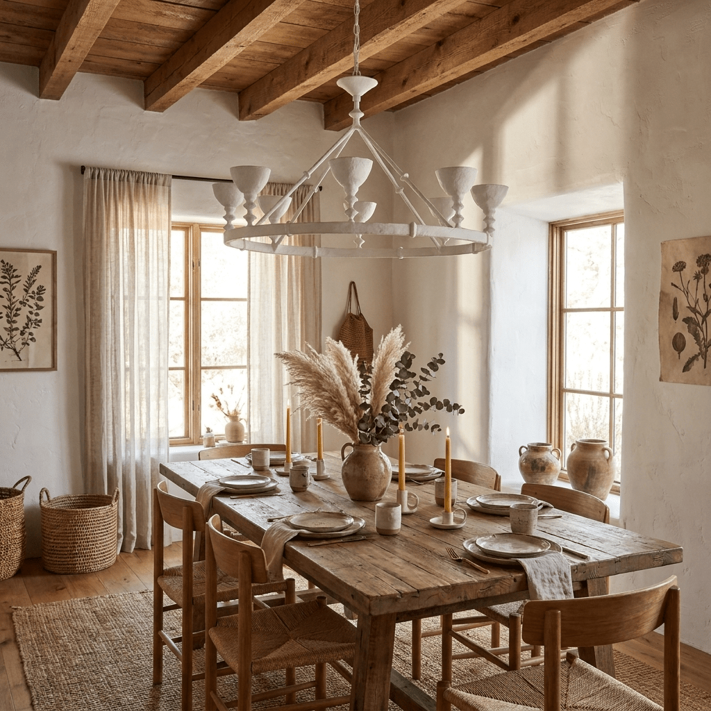 Sculptural Plaster Chalice Chandelier - Vakkerlight