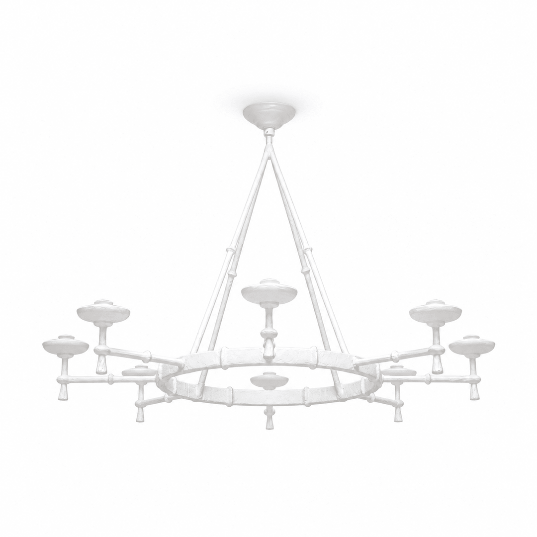 Sculptural Plaster Chalice Chandelier - Vakkerlight