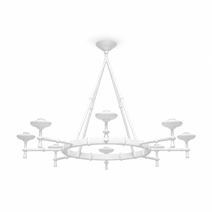 Sculptural Plaster Chalice Chandelier - Vakkerlight