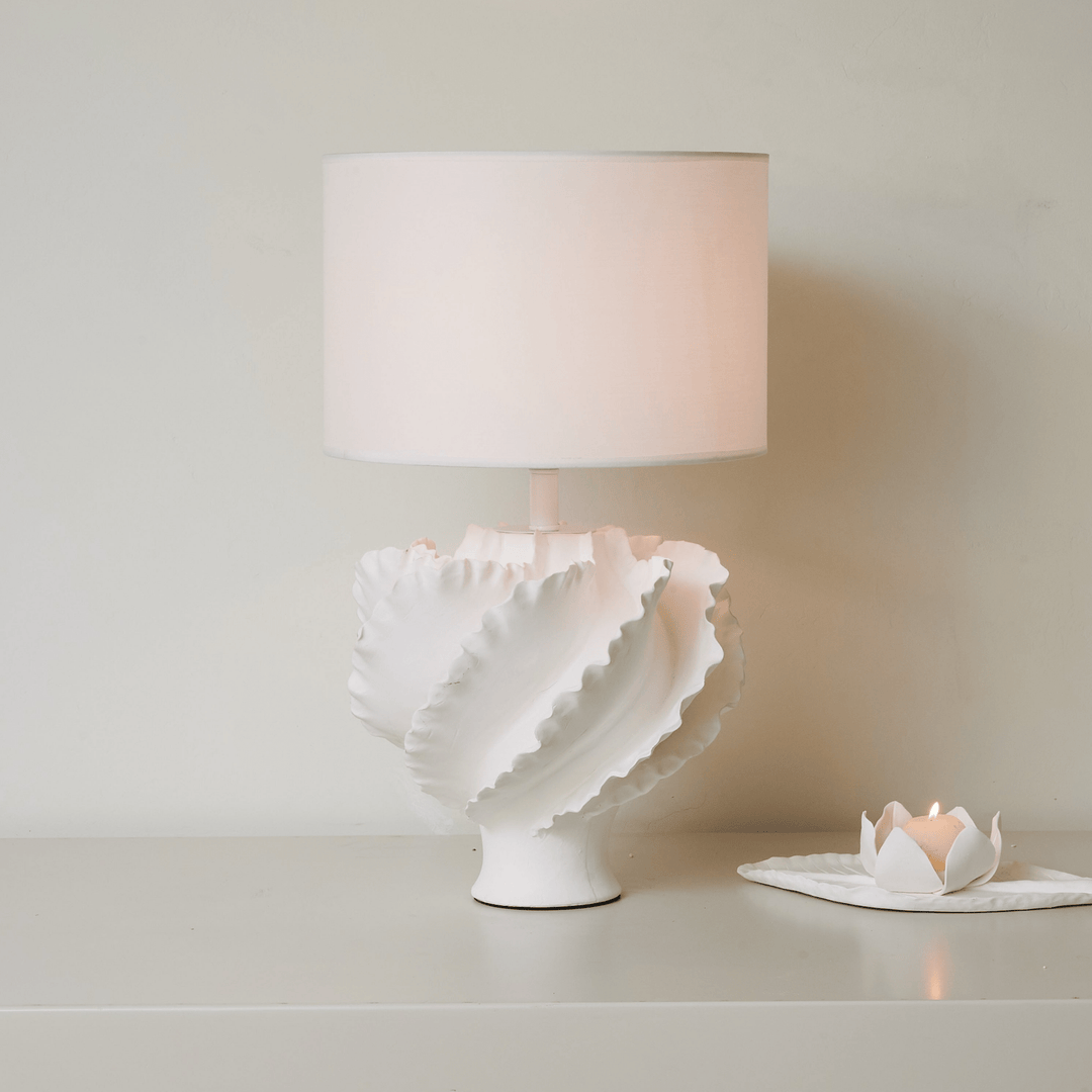 Sculptural Shell Inspired Table Lamp - Vakkerlight