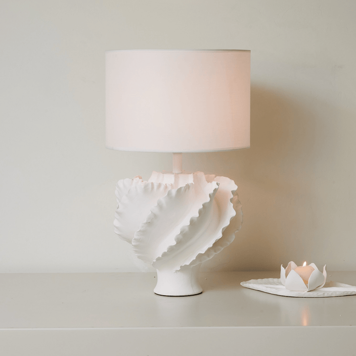 Sculptural Shell Inspired Table Lamp - Vakkerlight