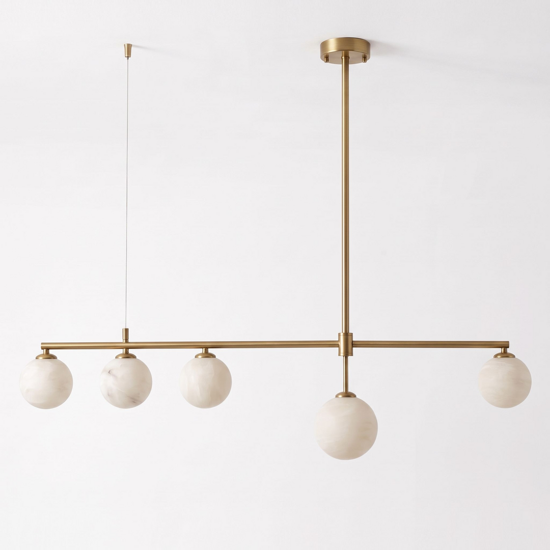 Seesaw Alabaster Chandelier