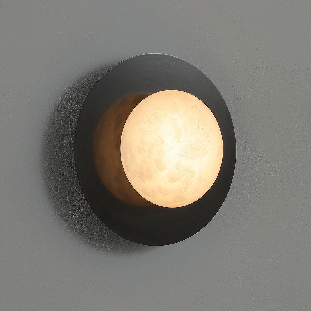 Selene Alabaster Moon Wall Sconce