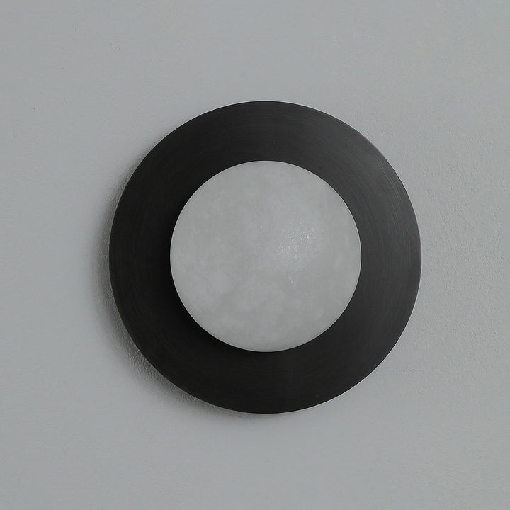 Selene Alabaster Moon Wall Sconce