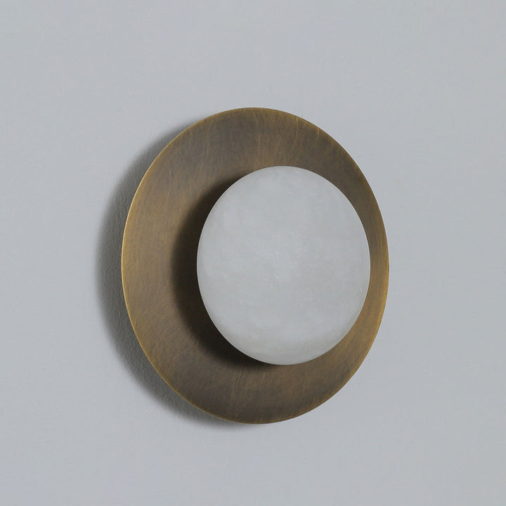 Selene Alabaster Moon Wall Sconce