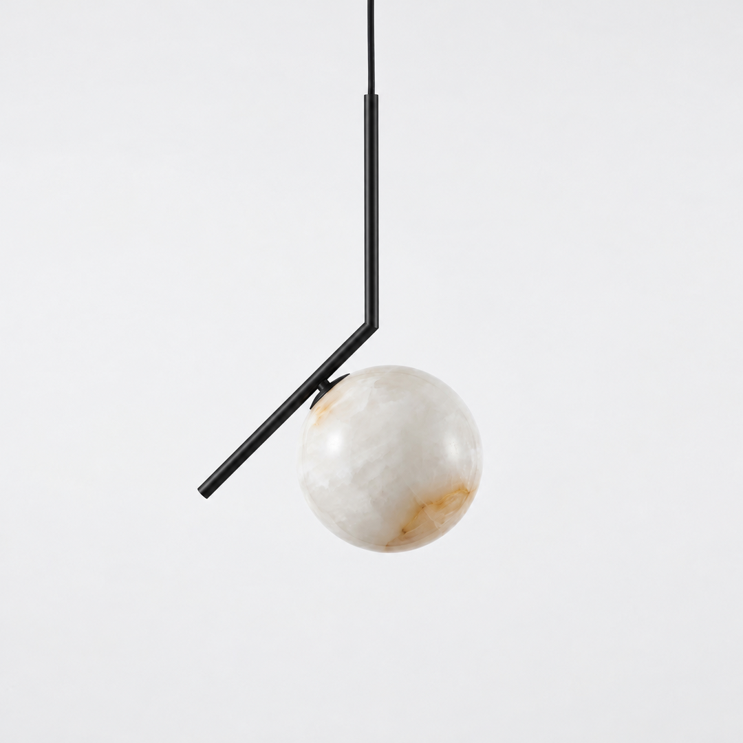 Selene Pendelleuchte aus Alabaster