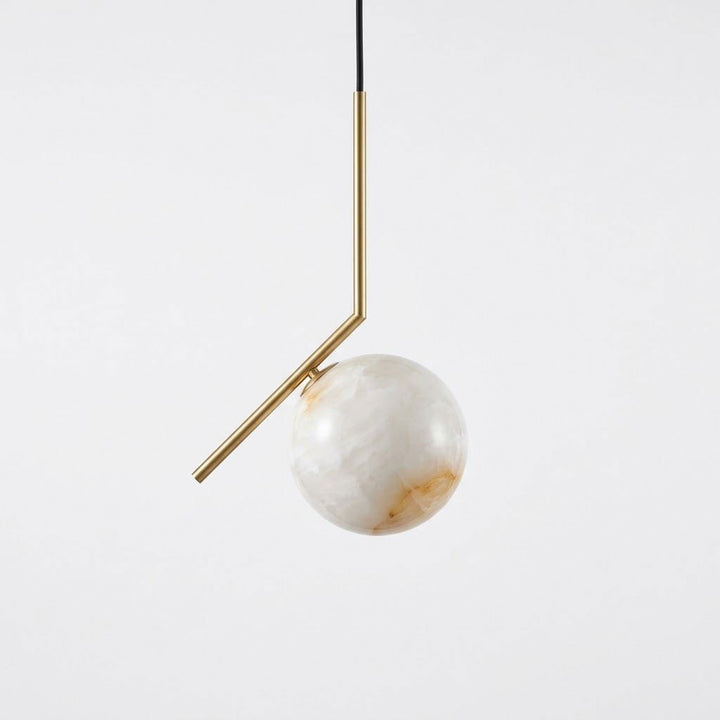 Selene Pendelleuchte aus Alabaster