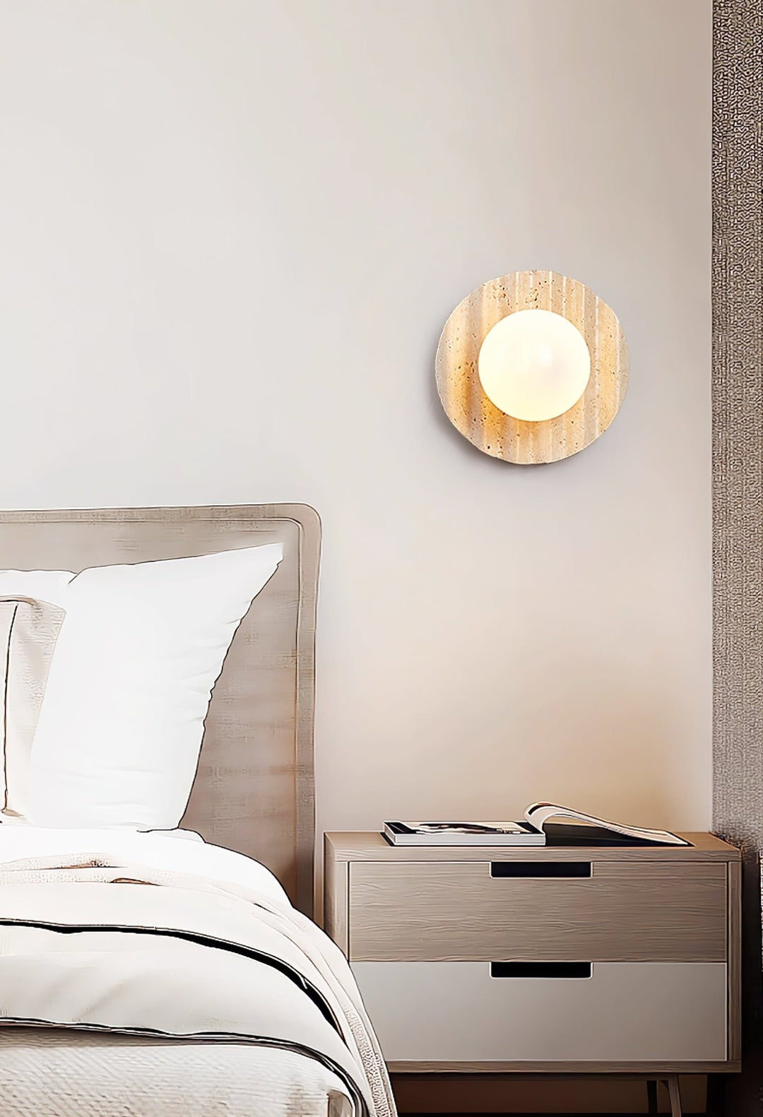 Selorar Travertine Wall Light - Vakkerlight