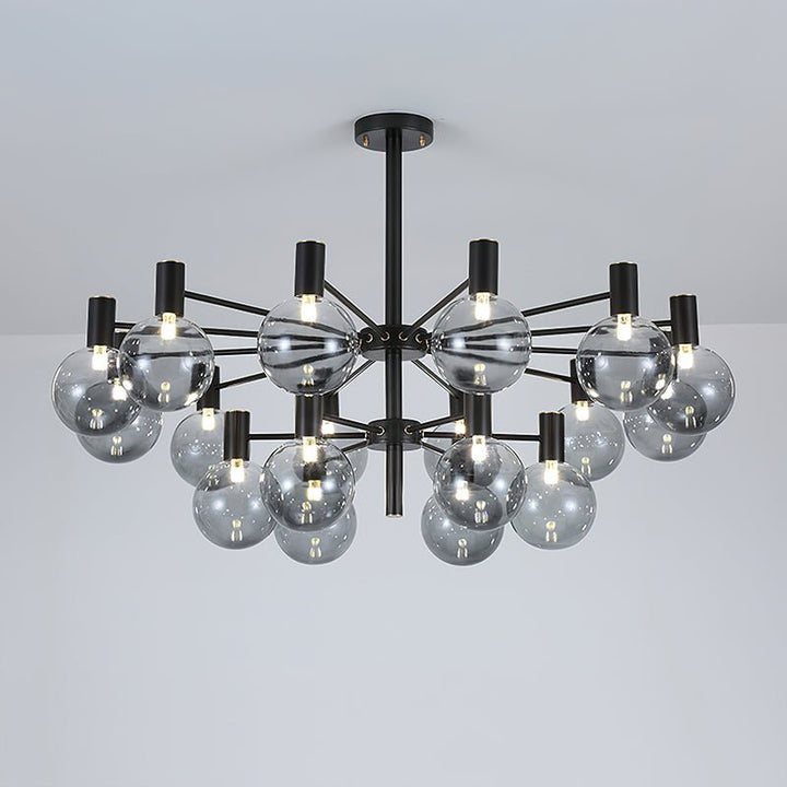 Selva Black Chandelier - Vakkerlight