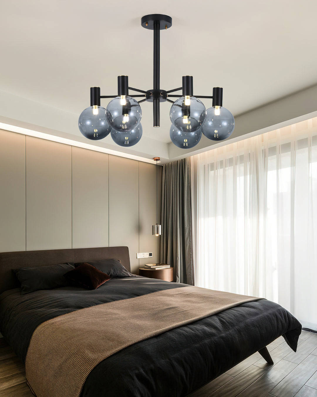 Selva Black Chandelier - Vakkerlight