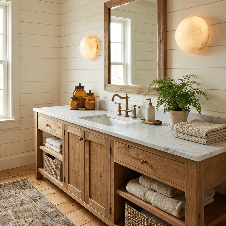 Semicircular Alabaster Wall Lamp - Vakkerlight