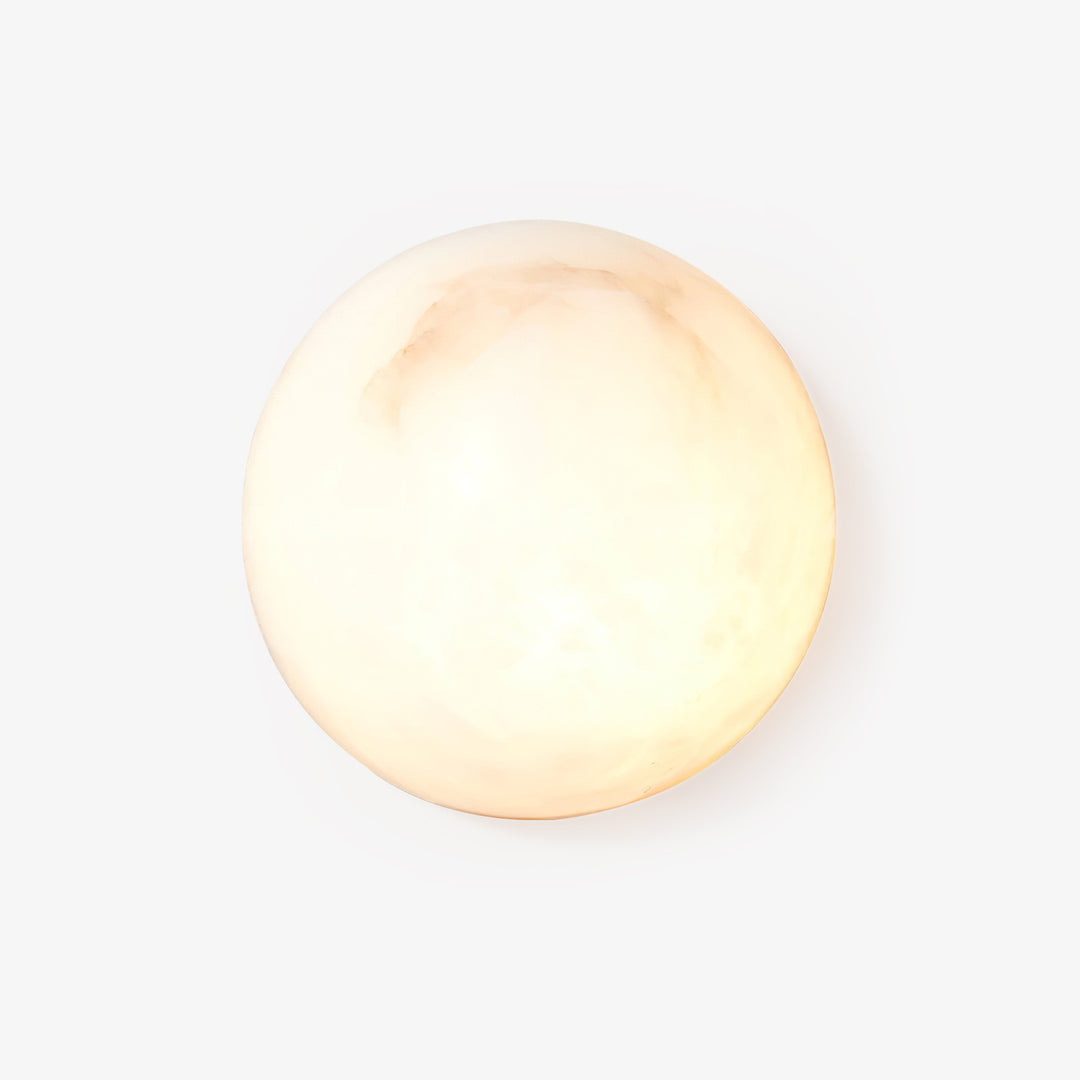 Semicircular Alabaster Wall Lamp - Vakkerlight