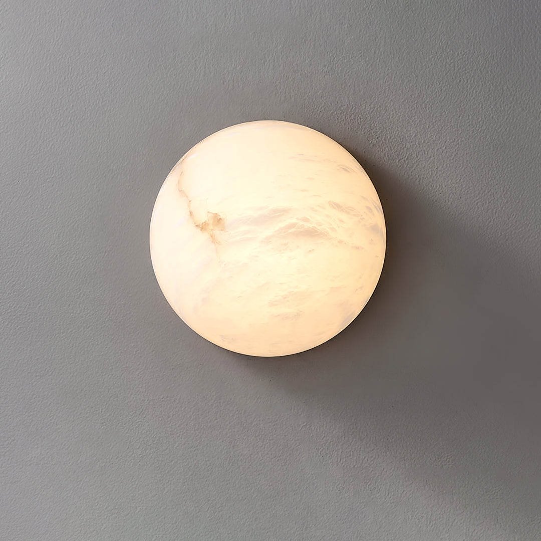 Semicircular Alabaster Wall Lamp - Vakkerlight