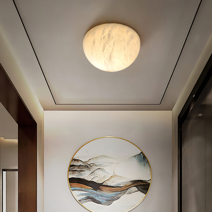 Semicircular Alabaster Wall Lamp - Vakkerlight