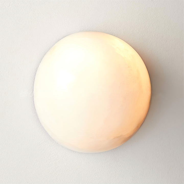 Semicircular Alabaster Wall Lamp - Vakkerlight