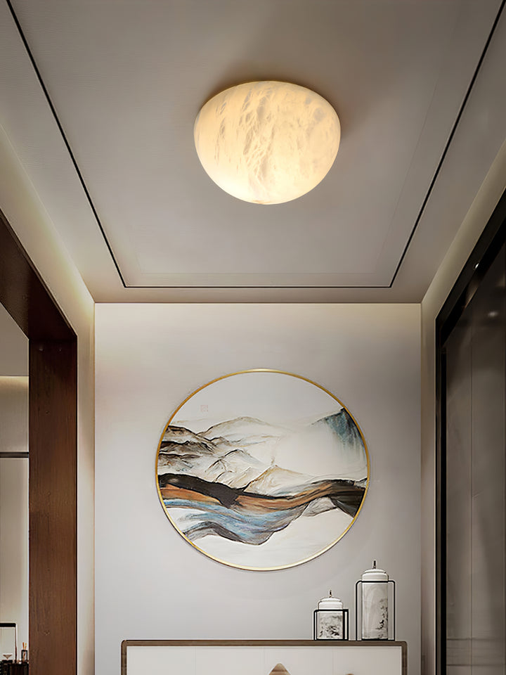 Semicircular Alabaster Wall Lamp - Vakkerlight