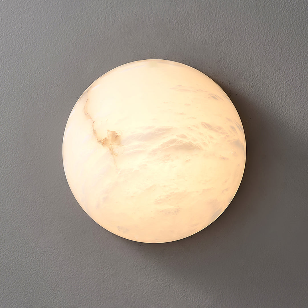 Semicircular Alabaster Wall Lamp - Vakkerlight