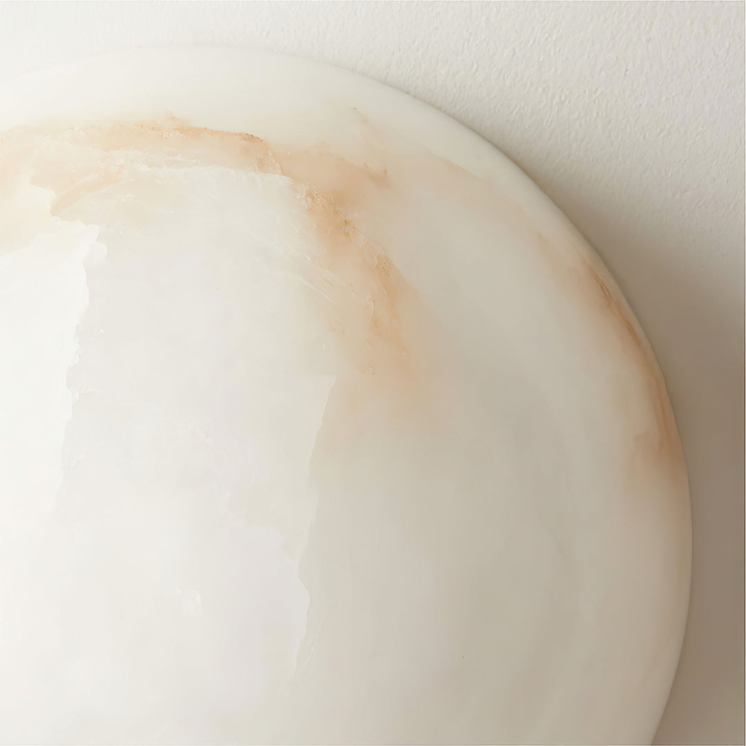 Semicircular Alabaster Wall Lamp - Vakkerlight