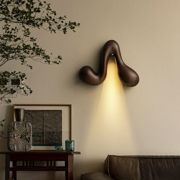 Sera Flow Wood Wall Light - Vakkerlight