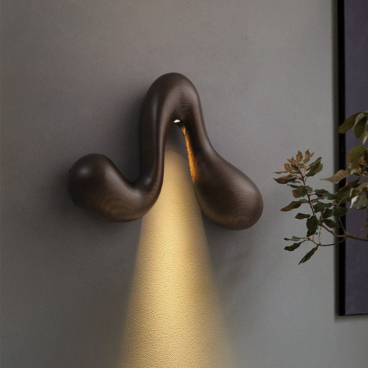 Sera Flow Wood Wall Light - Vakkerlight