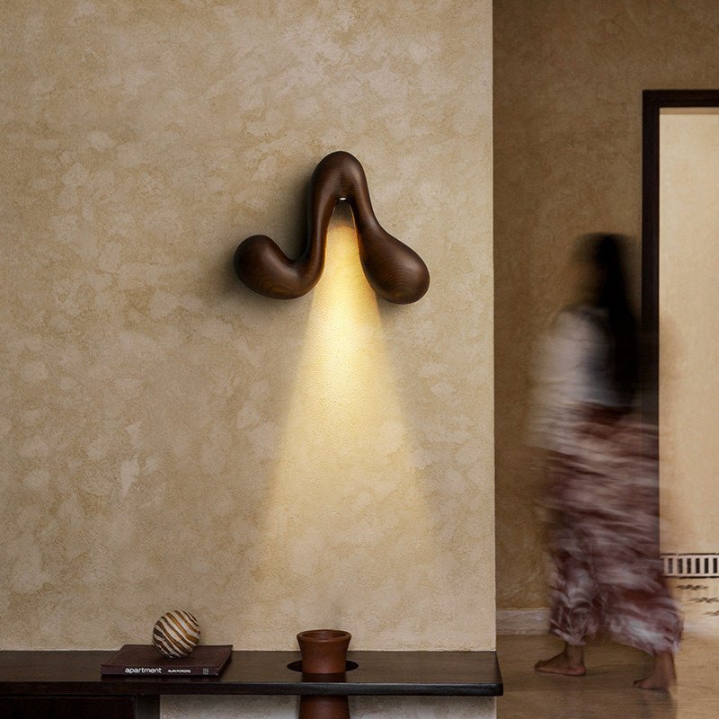 Sera Flow Wood Wall Light - Vakkerlight