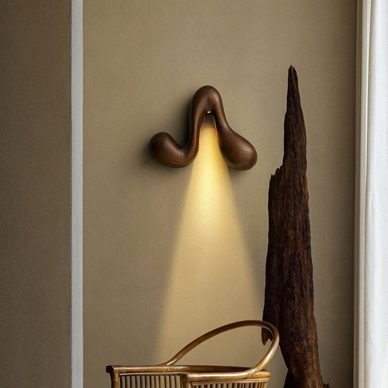 Sera Flow Wood Wall Light - Vakkerlight