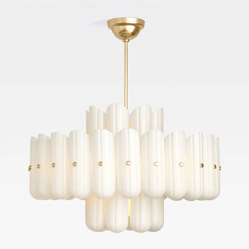 Seraphine Fluted Glass Chandelier - Vakkerlight