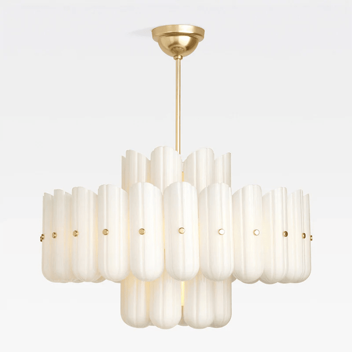 Seraphine Fluted Glass Chandelier - Vakkerlight