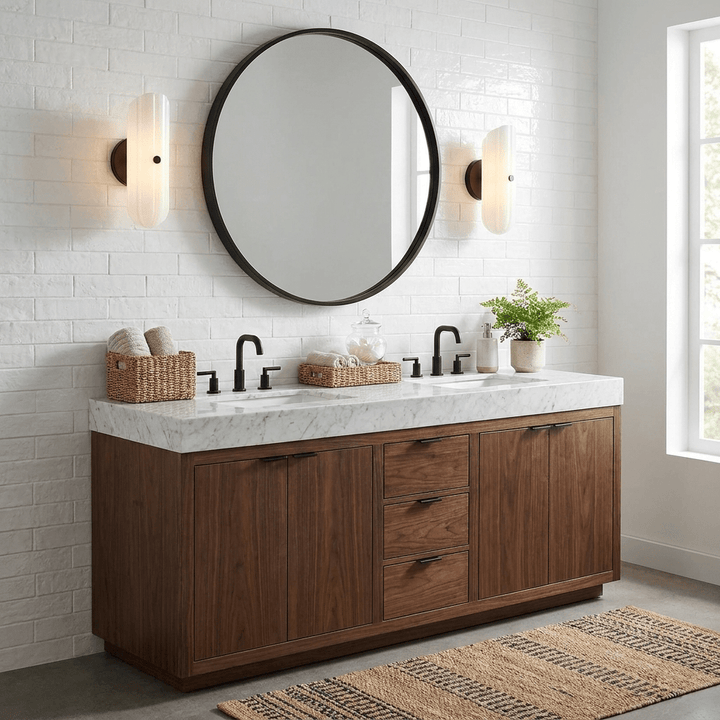 Seraphine Fluted Glass Wall Sconce - Vakkerlight