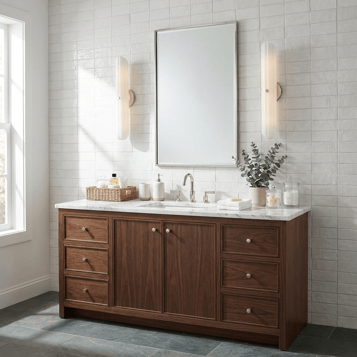 Seraphine Fluted Glass Wall Sconce - Vakkerlight