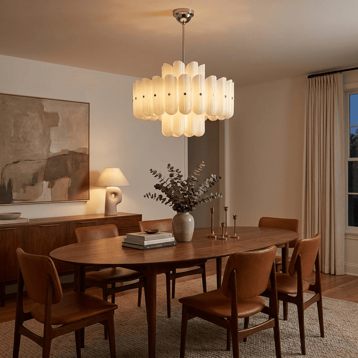 Seraphine Fluted Glass Chandelier - Vakkerlight