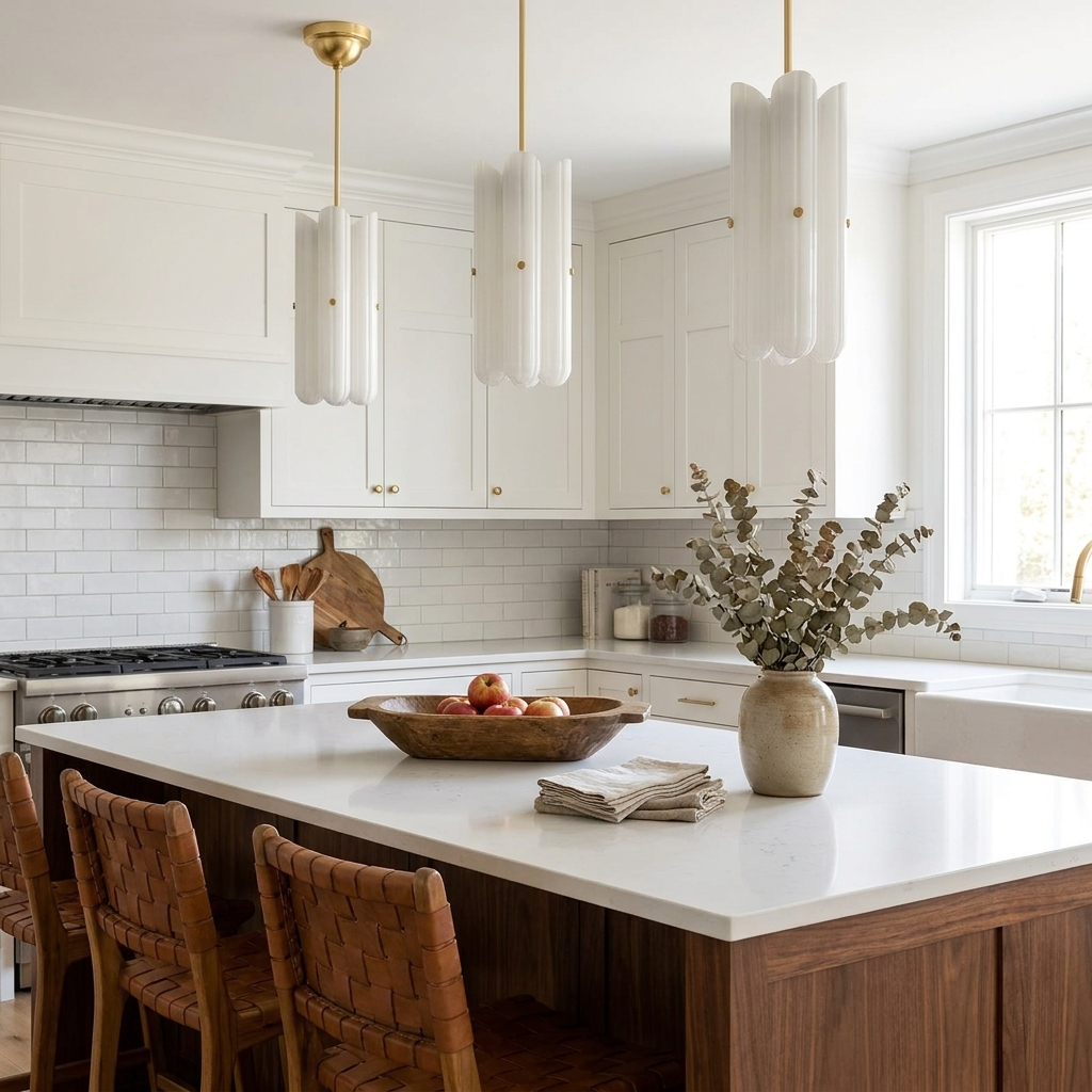 Seraphine Fluted Glass Pendant Light
