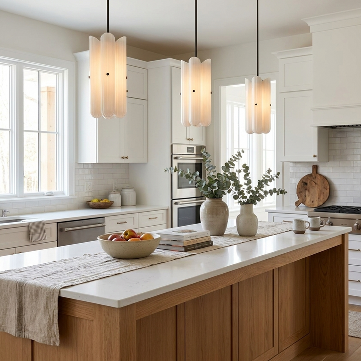 Seraphine Fluted Glass Pendant Light
