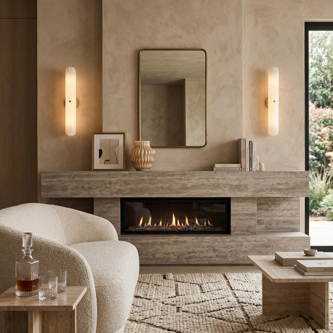 Seraphine Fluted Glass Wall Sconce - Vakkerlight
