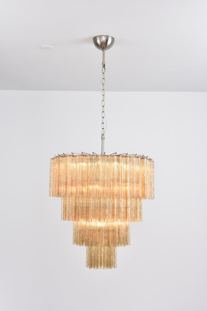Serava Cascade Murano Chandelier - Vakkerlight