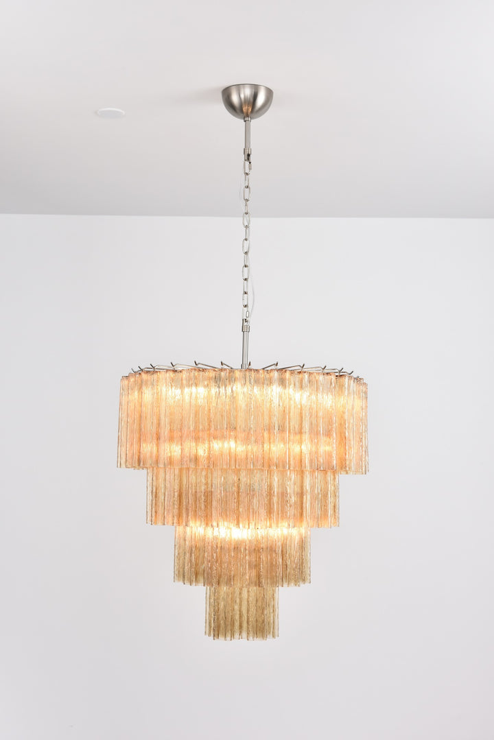 Serava Cascade Murano Chandelier - Vakkerlight