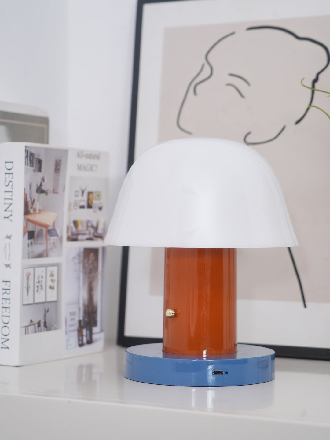 Kabellose Lampe „Mushroom Bliss“