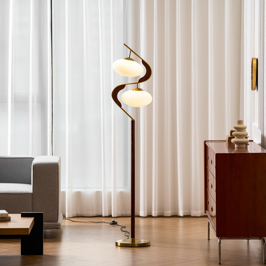 Serenita Double Shade Floor Lamp