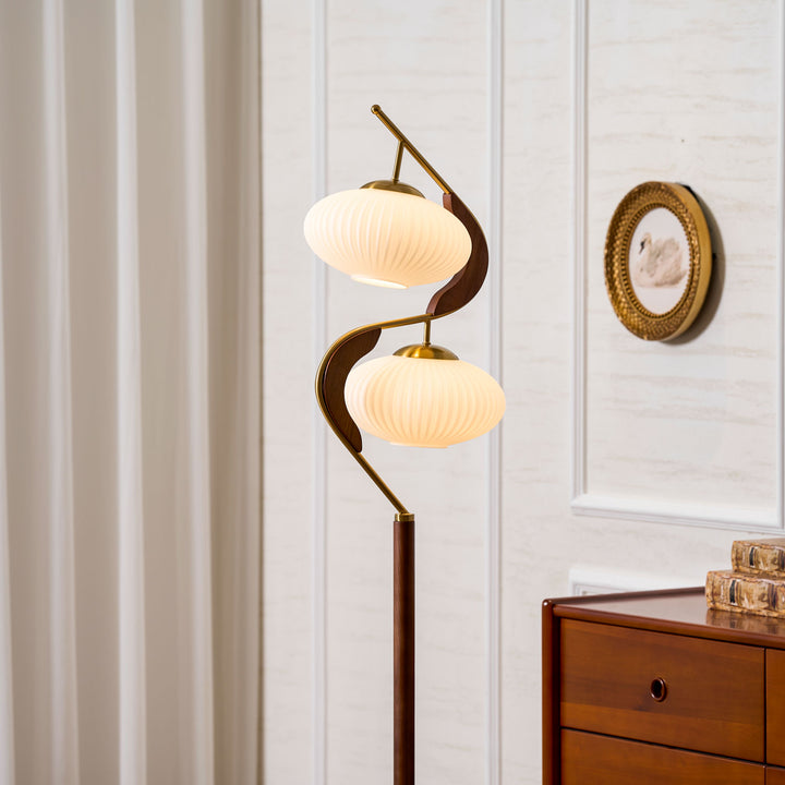 Serenita Double Shade Floor Lamp