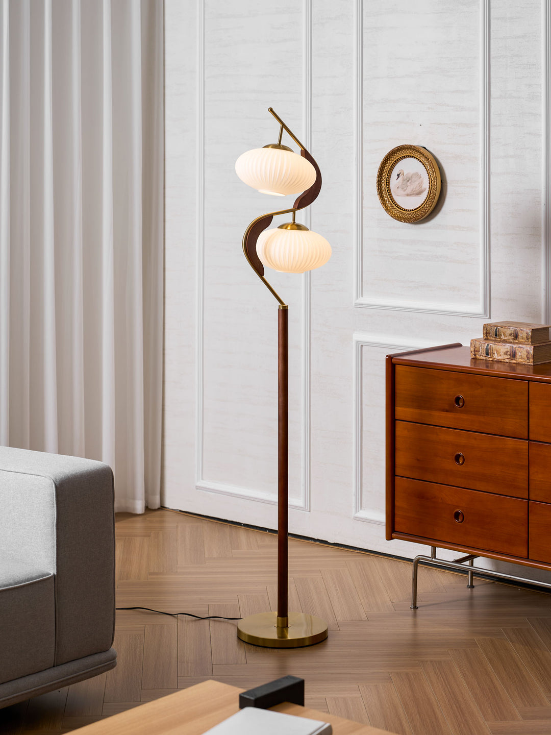 Serenita Double Shade Floor Lamp