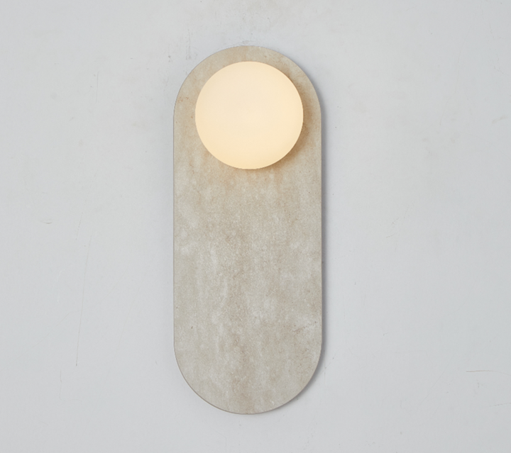 Serenne Stone Capsule Wall Sconce
