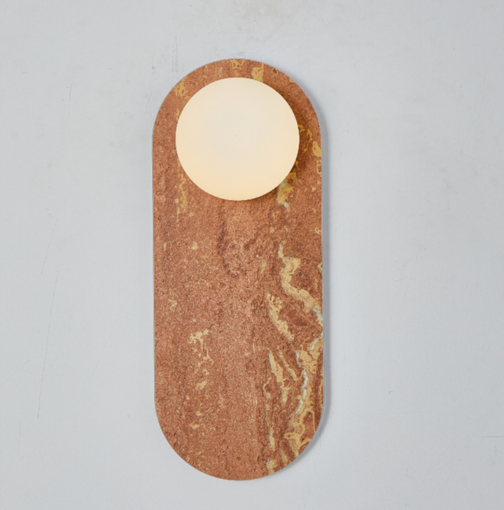Serenne Stone Capsule Wall Sconce