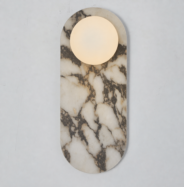 Serenne Stone Capsule Wall Sconce