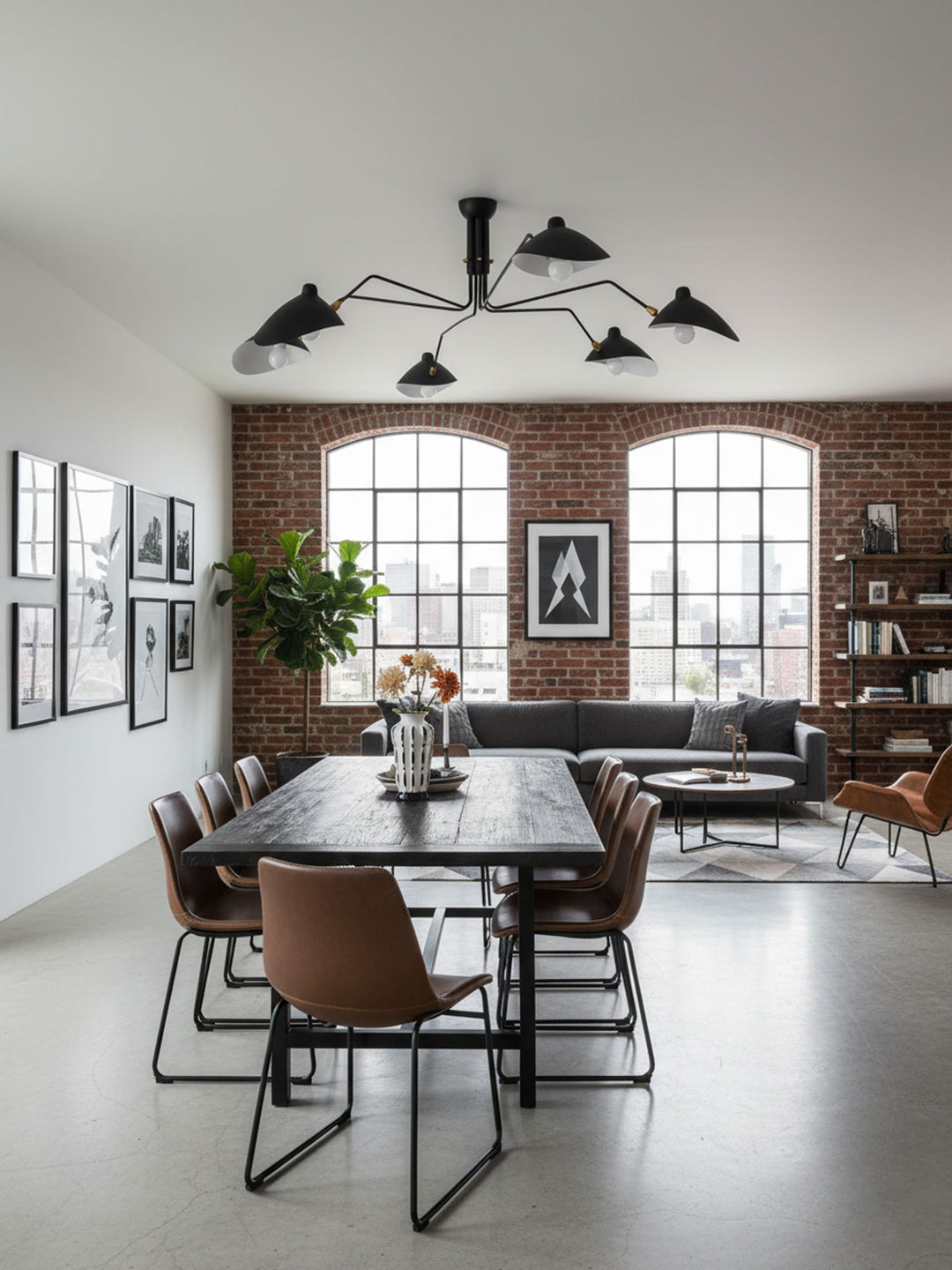 Serge Mouille Ceiling Light A - Vakkerlight