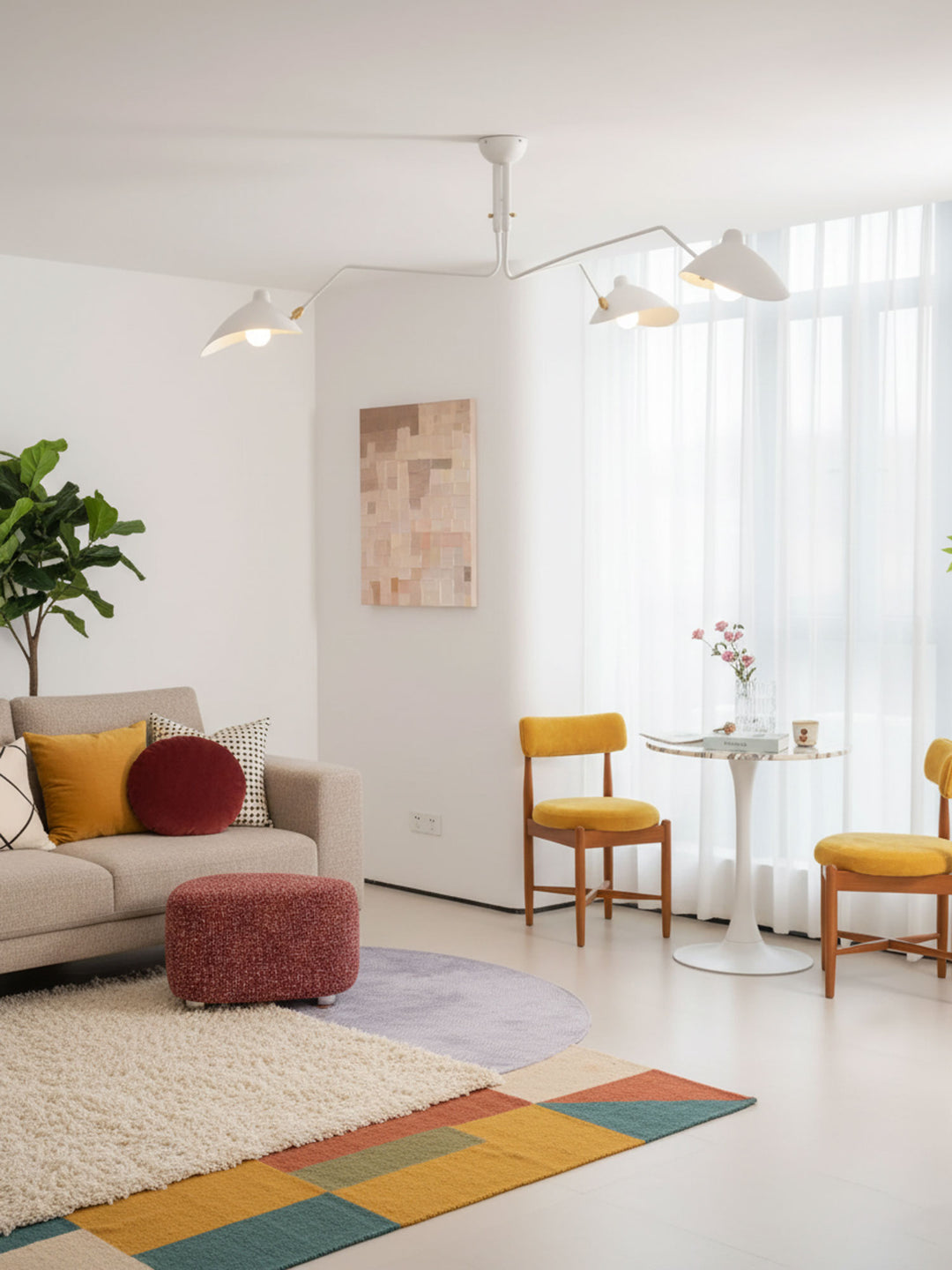 Serge Mouille Ceiling Light A - Vakkerlight