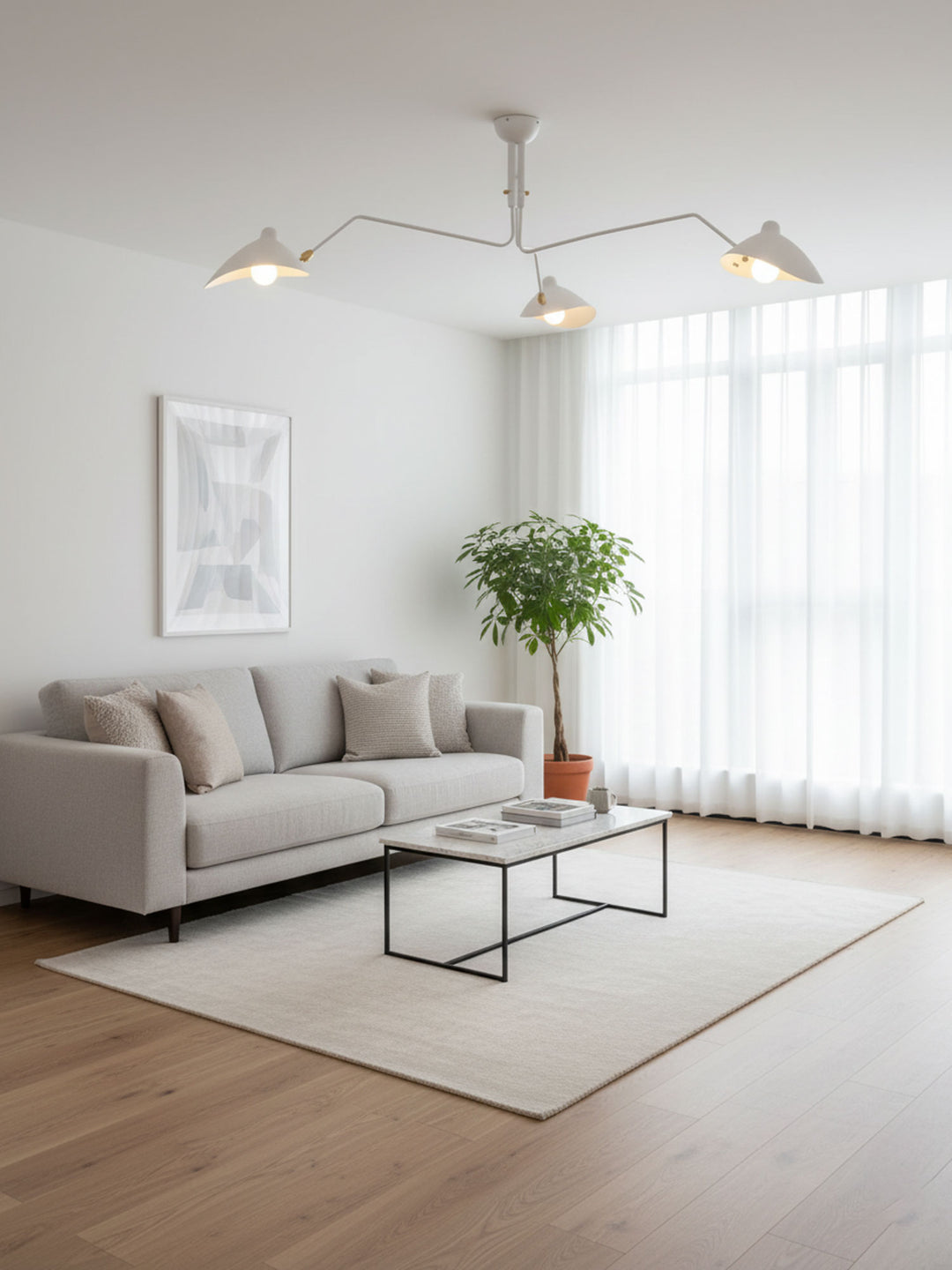 Serge Mouille Ceiling Light A - Vakkerlight