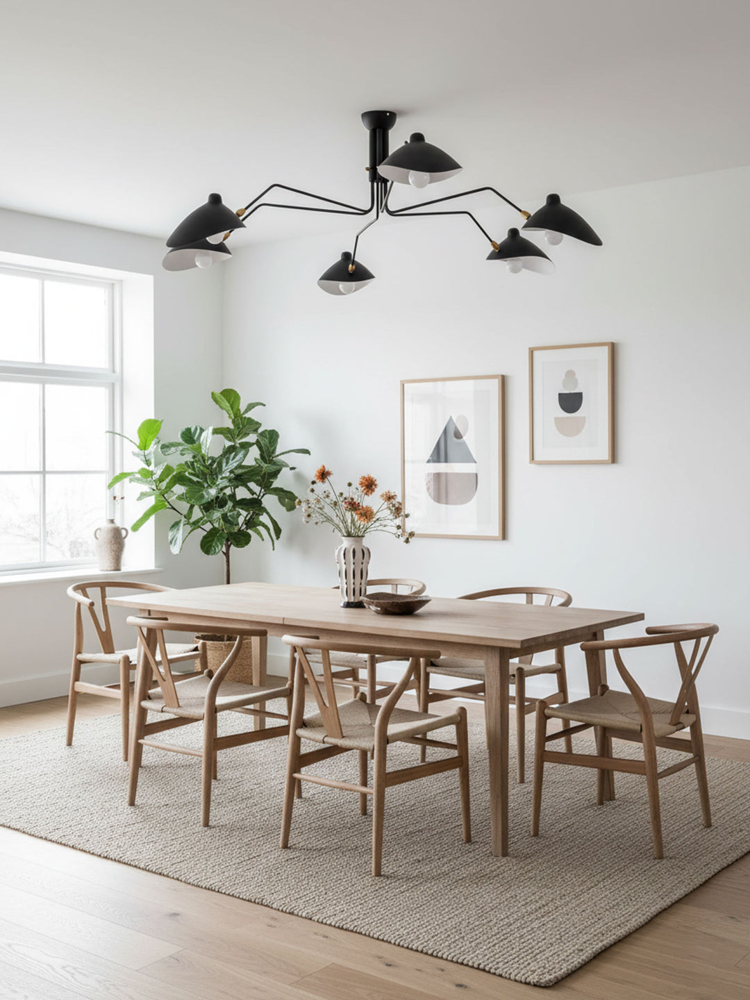 Serge Mouille Ceiling Light A - Vakkerlight